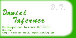 daniel taferner business card